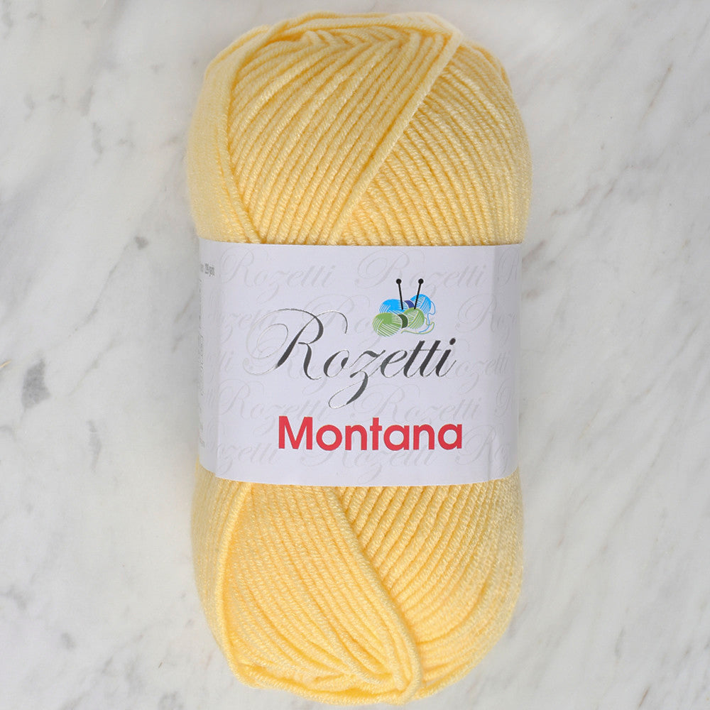 Rozetti Montana Sarı El Örgü İpi - 155-38